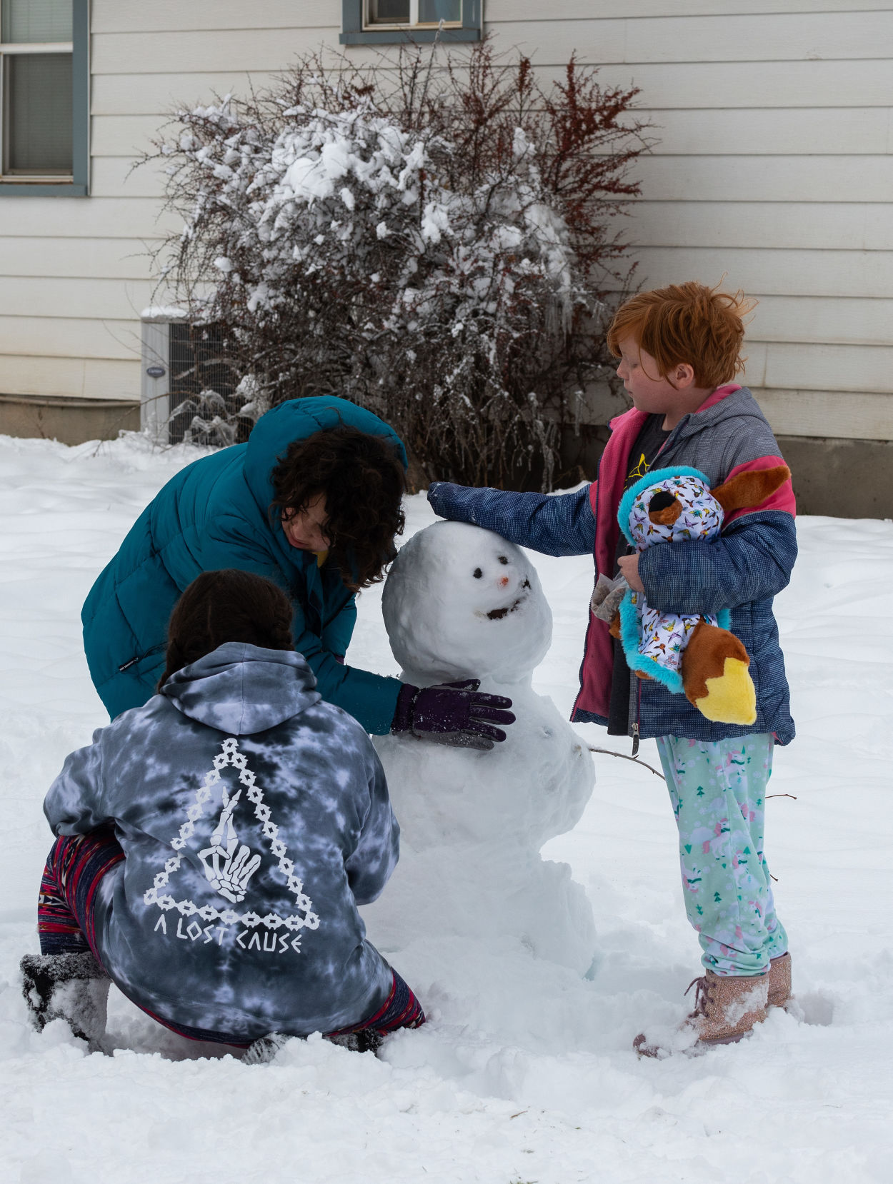 Building a snowman